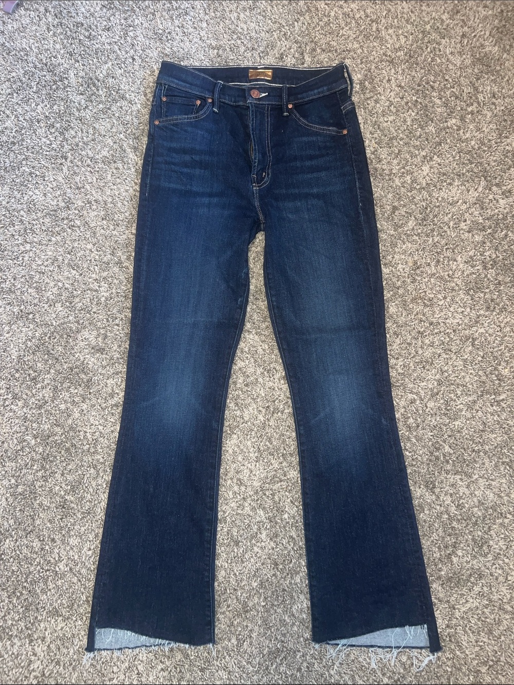 Mother Denim- The Insider Step Hem Crop Bootcut